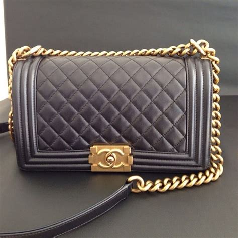 chanel boy bag silver or gold hardware